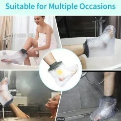 1pc Waterproof Leg Foot Cast Cover Shower Bath Adult, Reusable Watertight Seal Cast Shower Cover Leg To Keep Dry, Bandage Cast Leg Foot Ankle, No On Skin