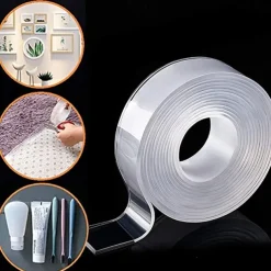1pc Waterproof Transparent Double Sided Nano Tape Reuse Home Tapes Adhesives Porcelain wood metal plastic Super Glue