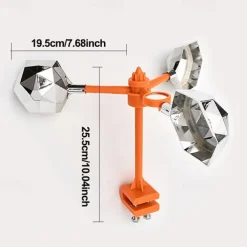 1pc Wind-Powered Bird Repeller Wind-Powered Bird Repeller, 1pc, 360 Degree Reflective Mirror Design, Rotating Bearings, No Power or Batteries Needed - Bird Control Device, Bird Repeller