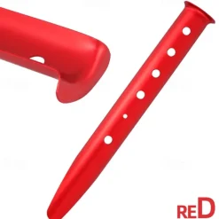 1Pc/4Pcs Heavy Duty Tent Pegs - 31cm Aluminum Alloy U-Shaped Stakes for Secure Camping & Backpacking