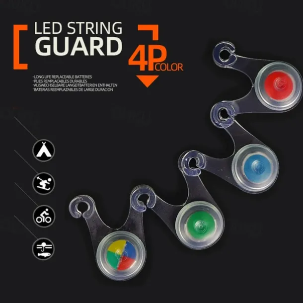 1pc/3pcs Outdoor Camping Decorative Light LED Tent Rope Hanging Light