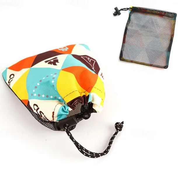 1Pc/4Pcs Waterproof Nylon Travel Organizer Bag - Outdoor Camping Storage Pouch for Clothes, Toiletries & Accessories