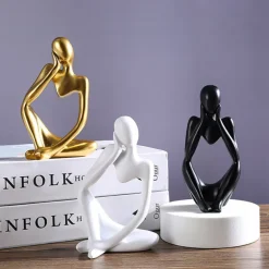 3pcs Abstract Decorative Objects Resin Modern Contemporary for Home Decoration Gifts