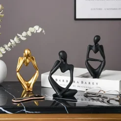 3pcs Abstract Decorative Objects Resin Modern Contemporary for Home Decoration Gifts