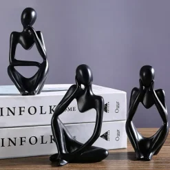 3pcs Abstract Decorative Objects Resin Modern Contemporary for Home Decoration Gifts