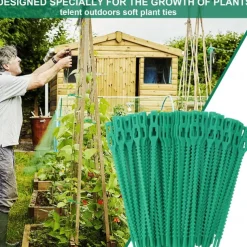 100Pcs Adjustable Plant Ties Garden Plant Twist Ties Planting Supples Garden Tools