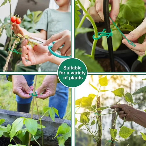 100Pcs Adjustable Plant Ties Garden Plant Twist Ties Planting Supples Garden Tools
