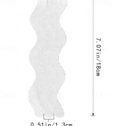 12pcs Anti Slip Strips S Wave-shaped Shower Non-slip Stickers Self-adhesive Waterproof Bath Safety Strip for Bathtub Shower Home