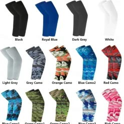 2pcs Arm Sleeves, Sports Sun UV Protection Hand Cover Cooling Warmer For Running Fishing Cycling