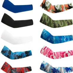 2pcs Arm Sleeves, Sports Sun UV Protection Hand Cover Cooling Warmer For Running Fishing Cycling