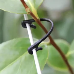 50pcs Black Plastic Clips Are Designed to Support Plants Like Tomatoes And Grapevines, Serving As Fasteners for Gardening Mesh Used in Agricultural Cages And Trellises