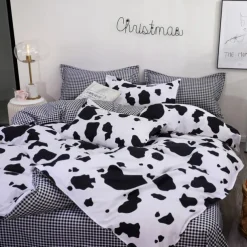 2/3pcs Brushed Printed Bedding Set Including 1 Duvet Cover 1Pillowcase or 2 Pillowcases for Twin/Full/Double/Queen/King