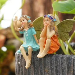 2pcs Butterfly Fairy Flower Pot Decorative Landscape Decorative Accessories