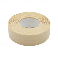2PCS Caulk Strip Tape PVC Self-Adhesive Decorative Sealing Tape Used for Kitchen Sink Toilet Bathroom Bathtub Floor Wall Edge 0.87''*10.5ft/2.2*320cm