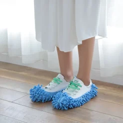 2pcs Chenille Mop Shoe Cover Lazy Man Shoe Cover Floor Mop Shoe Cover Mop Head Cover 2PC