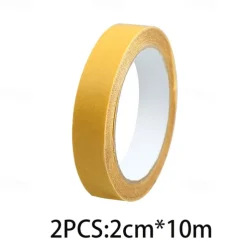 2PCS Cloth-based Double-Sided Tape: High-Adhesive, Ideal for Wedding Red Carpet, Non-Slip Rug Gripper, Floor Mat Fixation with Strong Glue
