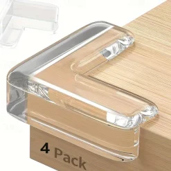 4/8/12/16pcs Corner Protector Guards Corner Protector For Table Clear Furniture Corner Guard & Edge Safety Bumpers For Table Edges & Sharp Corners - Proofing Protector (L Shape)