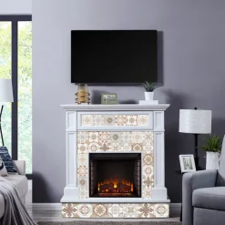 24/48pcs Creative Kitchen Bathroom Living Room Self-adhesive Wall Stickers Waterproof Retro Mosaic Tile Stickers