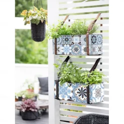 24pcs Creative Kitchen Bathroom Living Room Self-adhesive Wall Stickers Waterproof Fashion Blue Tile Stickers