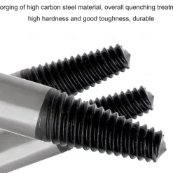 5/6/8Pcs Damaged and Stripped Screw Extractor Set, Broken Bolt Extractor and Broken Water Pipe Remover Set, Left Hand Spiral Removal Tool Kit with Storage Case