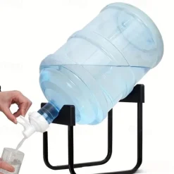 2pcs Detachable Iron Frame Pure Water Bucket Rack, Water Press Water Dispenser Faucet