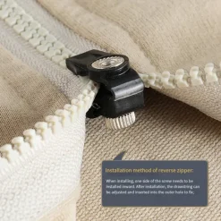 5/20PCS Detachable Zipper Pull Repair Kit, Universal Instant Zipper Replacement, DIY Sewing Craft Supplies for Zipper Fixing and Replacement