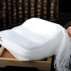 100pcs Disposable Tea Bags Non-Woven, Transparent, And Perfect For Spices! for Hotels,Restaurant, Bulk Kitchenware&Tableware