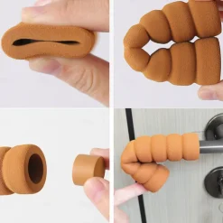 2PCS Door Handle Protection Covers, Unit Door Handle Anti-Collision, Bedroom Door Lock Pads, Anti-Static Door Handle Gloves, Universal