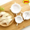 3pcs Dumpling Maker, Empanadas Press Mold Maker, Dumpling Mold For Pierogi, Pastelitos, Calzone, Turnovers, Chinese Dumpling, Kitchen Gadgets, Kitchen Supplies, Kitchen Stuff