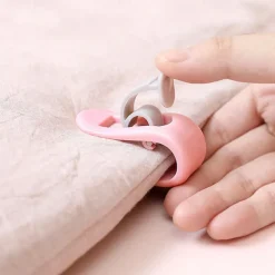10Pcs Duvet Clips Non-Slip Holder Quilt Blanket Clips Bed Sheet Fixer Sleep Clothes Pegs Cover Fastener Gripper Easy To Unlock