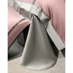 4PCS Duvet Cover Bedding Set 100% Organic Cotton Soft and Breathable Fabric Includes Duvet Cover and Pillowcases for a Comfortable Sleep