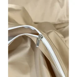 4PCS Duvet Cover Bedding Set 100% Organic Cotton Soft and Breathable Fabric Includes Duvet Cover and Pillowcases for a Comfortable Sleep