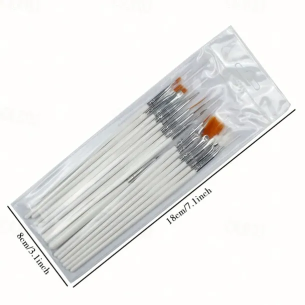 15pcs Fine Detail Paint Brush Set - Miniature Paint Brush For Detailing & Art Painting - Acrylic, Watercolor, Oil,Models, Airplane Kits, Nail Artist Supplies, Gift For Kids