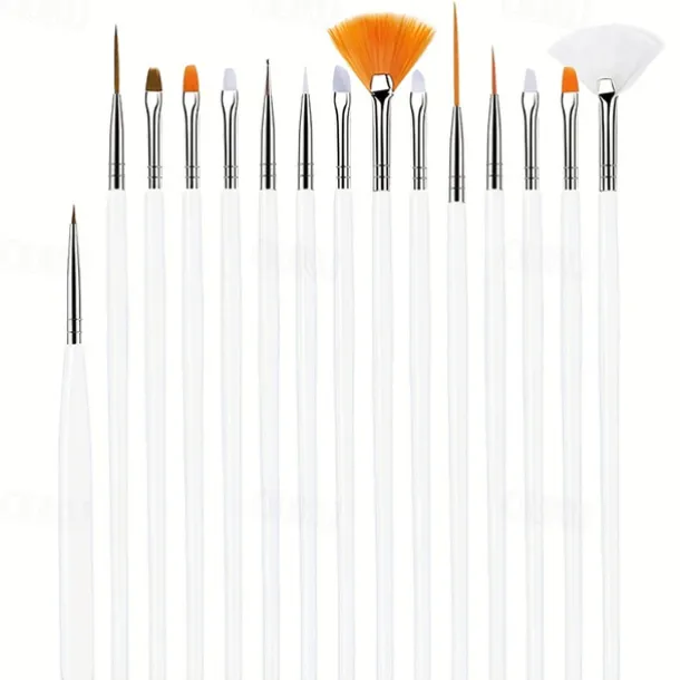 15pcs Fine Detail Paint Brush Set - Miniature Paint Brush For Detailing & Art Painting - Acrylic, Watercolor, Oil,Models, Airplane Kits, Nail Artist Supplies, Gift For Kids