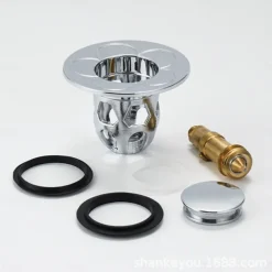 2pcs Flower Hair Cather Shower Drain, Pop-Up Bounce Core Basin Drain Filter, Sink Strainer Bathtub Stopper Bath Plug Bathroom Gadgets