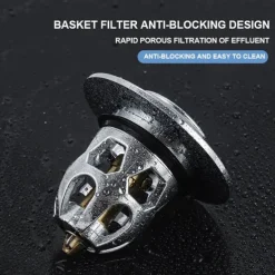 2pcs Flower Hair Cather Shower Drain, Pop-Up Bounce Core Basin Drain Filter, Sink Strainer Bathtub Stopper Bath Plug Bathroom Gadgets