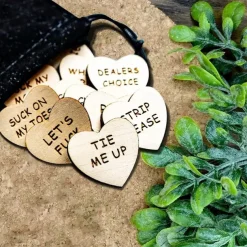 20pcs Funny Tokens Sex Date Night Activity Tokens Funny Wooden Couple Date Night Activity Tokens Romantic Funny Sex Tokens Gift Valentines Ideas Gifts for Couples