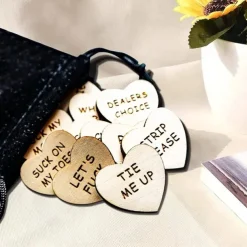 20pcs Funny Tokens Sex Date Night Activity Tokens Funny Wooden Couple Date Night Activity Tokens Romantic Funny Sex Tokens Gift Valentines Ideas Gifts for Couples