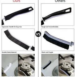 4Pcs Gap Cleaning Brush Ginsco Hard Bristle Brush for Cleaning Crevice Cleaning Tool Multifunctional Brushes for Household Use Small Cleaning Brush for Shutter Door Window Track Kitchen