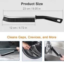 4Pcs Gap Cleaning Brush Ginsco Hard Bristle Brush for Cleaning Crevice Cleaning Tool Multifunctional Brushes for Household Use Small Cleaning Brush for Shutter Door Window Track Kitchen