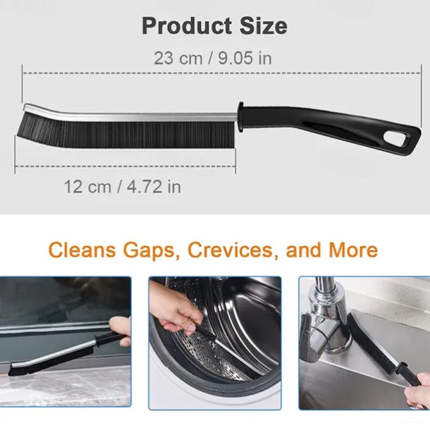 4Pcs Gap Cleaning Brush Ginsco Hard Bristle Brush for Cleaning Crevice Cleaning Tool Multifunctional Brushes for Household Use Small Cleaning Brush for Shutter Door Window Track Kitchen