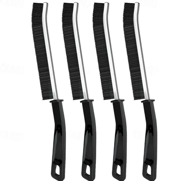 4Pcs Gap Cleaning Brush Ginsco Hard Bristle Brush for Cleaning Crevice Cleaning Tool Multifunctional Brushes for Household Use Small Cleaning Brush for Shutter Door Window Track Kitchen