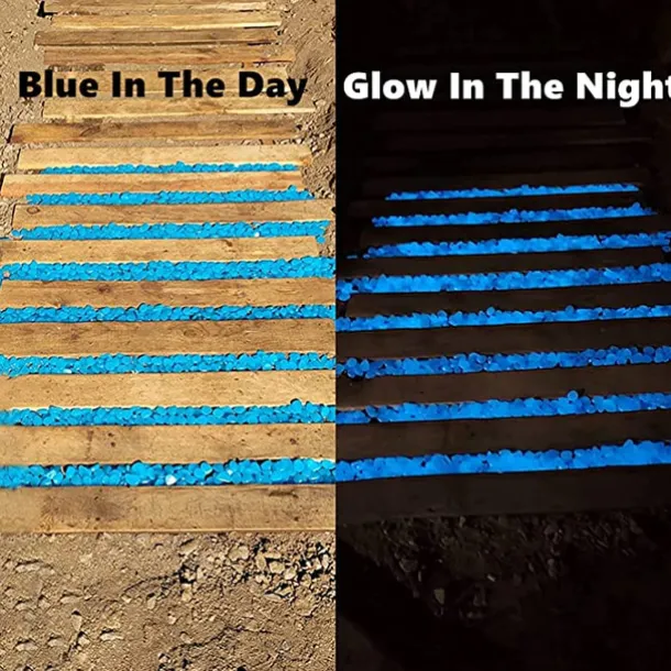 100Pcs Garden Decor Luminous Stones Glow In Dark Decorative Pebbles Pebble Rocks Outdoor Fish Tank Aquarium Decorations