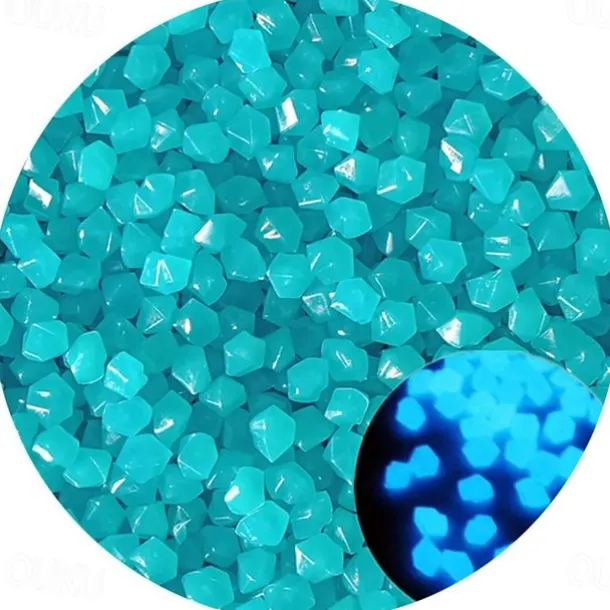 500PCS Garden Decoration Pebbles, Glow in The Dark Luminous Stones, Decorative Pebbles for Outdoor, Fish Tank, and Aquarium Decor