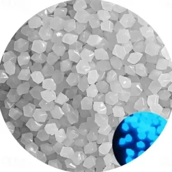 500PCS Garden Decoration Pebbles, Glow in The Dark Luminous Stones, Decorative Pebbles for Outdoor, Fish Tank, and Aquarium Decor