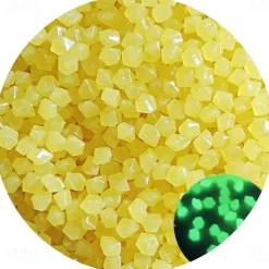 500PCS Garden Decoration Pebbles, Glow in The Dark Luminous Stones, Decorative Pebbles for Outdoor, Fish Tank, and Aquarium Decor