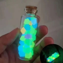 500PCS Garden Decoration Pebbles, Glow in The Dark Luminous Stones, Decorative Pebbles for Outdoor, Fish Tank, and Aquarium Decor