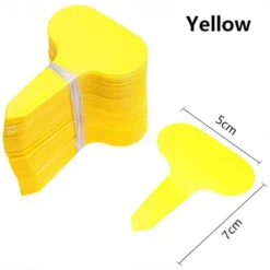 100pcs Garden Labels Plant Classification Sorting Sign Tag Ticket Plastic Writing Plate Board Plug In Card Colorful