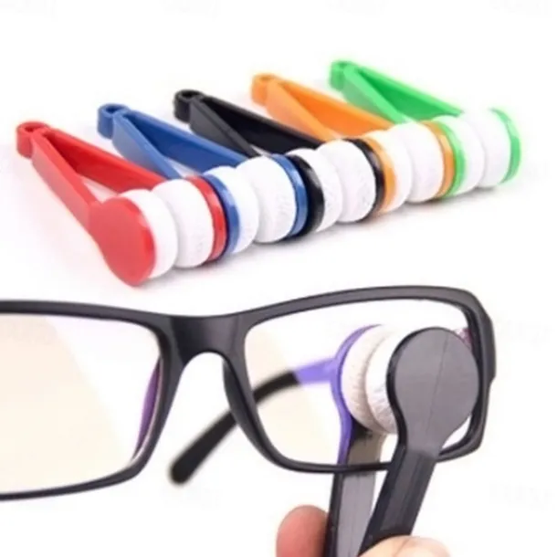 5pcs Goggles Glasses Eyeglass Cleaner Brush Microfiber Spectacles Cleaner Brush Cleaning Tool