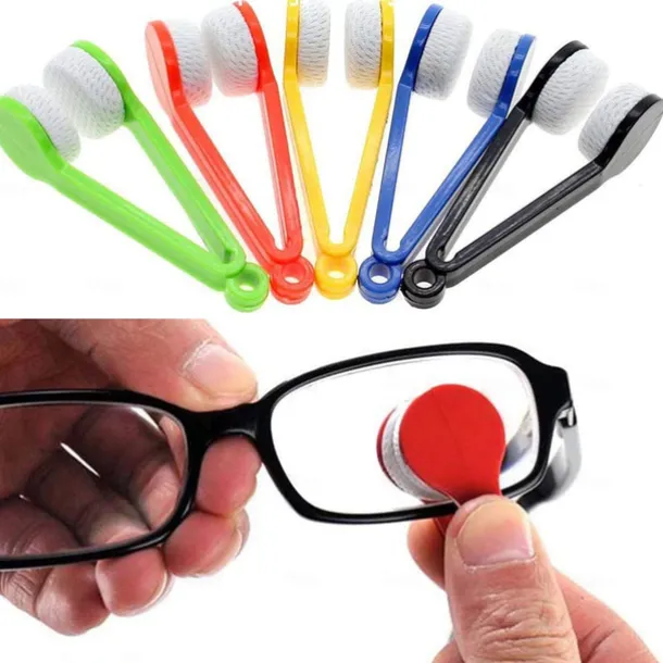 5pcs Goggles Glasses Eyeglass Cleaner Brush Microfiber Spectacles Cleaner Brush Cleaning Tool